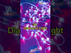 DMX التحكم في مصابيح LED DC12V IP67 مع 70lm مصباح تدفق ضوئي
