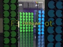 15 ملم 8x8 ميكانيكي Flip Dot شاشة عرض تفاعلية Flip Billboard تاجر التجزئة